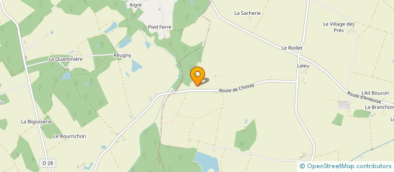 localisation de l'entreprise MONSIEUR JEAN LOUIS BINET  PONTLEVOY