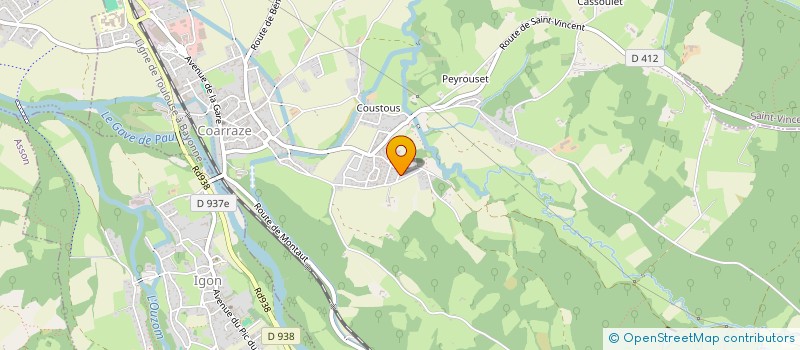 localisation de l'entreprise MONSIEUR JEAN-LOUIS BIROU  BRUGES-CAPBIS-MIFAGET