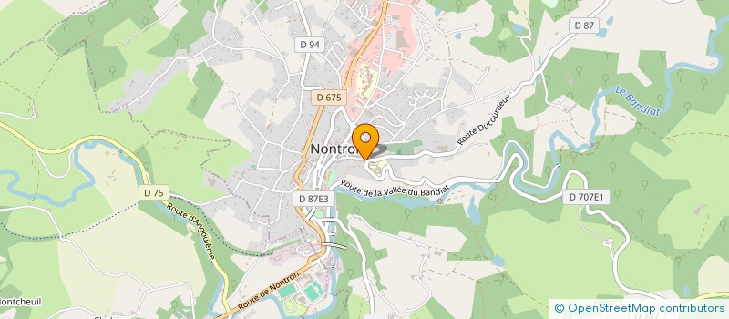 localisation de l'entreprise MONSIEUR JEAN-LOUIS BIZE  NONTRON