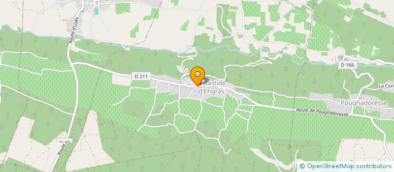 localisation de l'entreprise MONSIEUR JEAN-LOUIS BLANCHARD  LA BASTIDE-D'ENGRAS