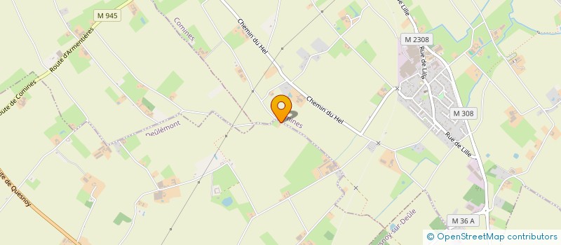 localisation de l'entreprise MONSIEUR JEAN-LOUIS BLANCHARD  DEULEMONT