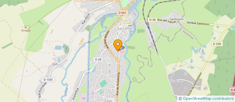 localisation de l'entreprise MONSIEUR JEAN-LOUIS BLONDY  SARRALBE