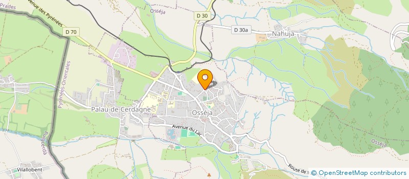 localisation de l'entreprise MONSIEUR JEAN-LOUIS BONHOURE  OSSEJA