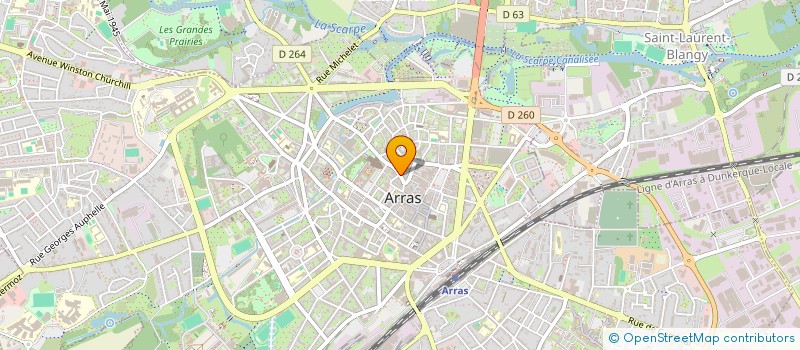 localisation de l'entreprise MONSIEUR JEAN-LOUIS BONTE à ARRAS