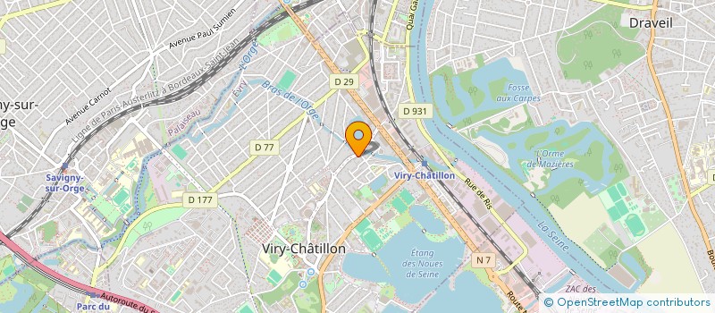 localisation de l'entreprise MONSIEUR JEAN-LOUIS BORES à VIRY-CHATILLON