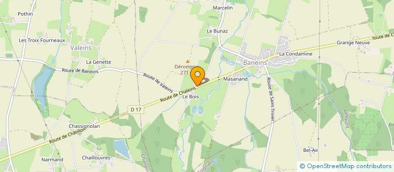 localisation de l'entreprise MONSIEUR JEAN-LOUIS BORNET  BANEINS