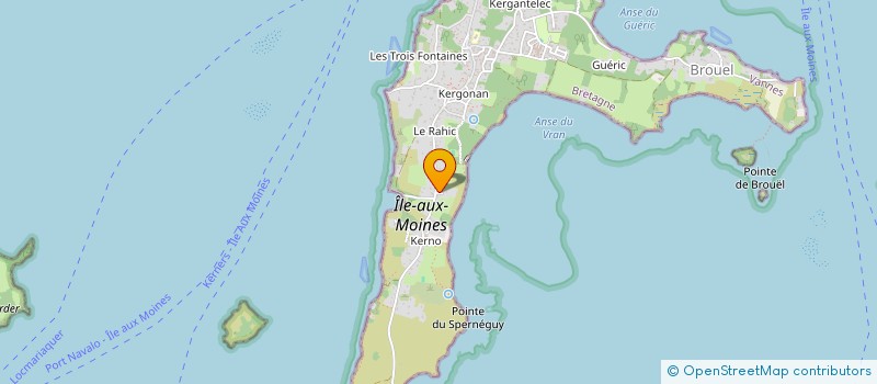 localisation de l'entreprise MONSIEUR JEAN-LOUIS BOUR  ILE-AUX-MOINES