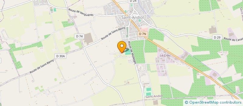 localisation de l'entreprise MONSIEUR JEAN-LOUIS BOURDONCLE  SAINT-ANDIOL