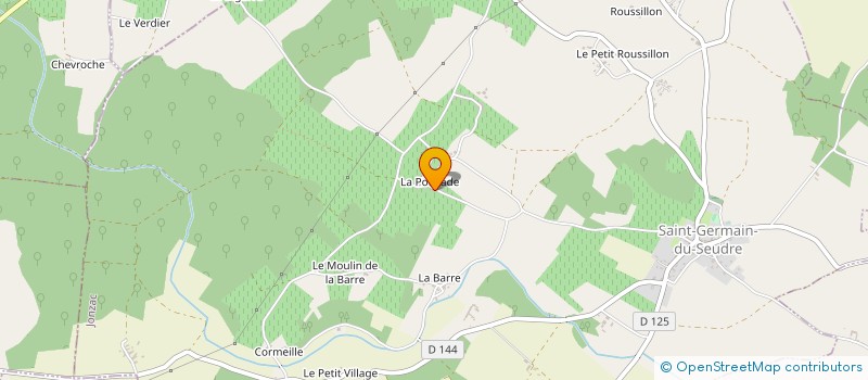 localisation de l'entreprise MONSIEUR JEAN-LOUIS BOUYER à SAINT-GERMAIN-DU-SEUDRE