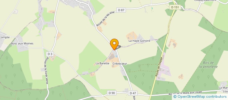 localisation de l'entreprise MONSIEUR JEAN-LOUIS BOYARD  QUINCAMPOIX