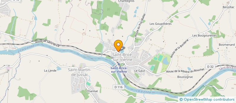 localisation de l'entreprise MONSIEUR JEAN-LOUIS BREUIL à SAINT-BRICE-SUR-VIENNE