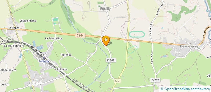 localisation de l'entreprise MONSIEUR JEAN-LOUIS BRIAULT  EQUILLY