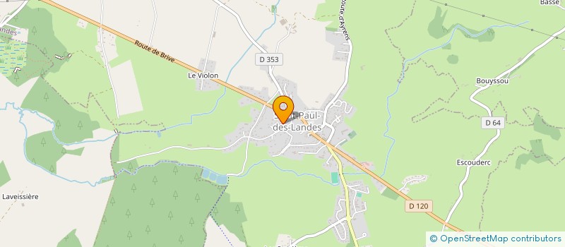 localisation de l'entreprise MONSIEUR JEAN-LOUIS BROUSSE à SAINT-PAUL-DES-LANDES