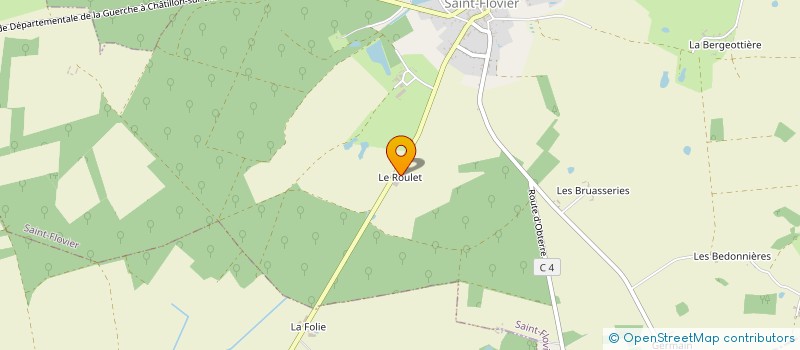 localisation de l'entreprise MONSIEUR JEAN-LOUIS BRUNEAU  SAINT-FLOVIER