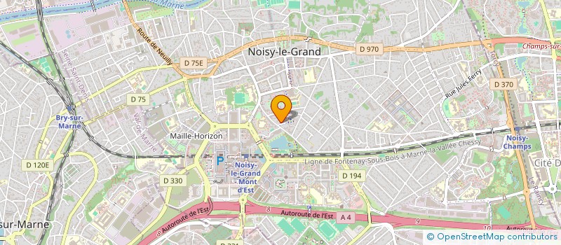 localisation de l'entreprise MONSIEUR JEAN-LOUIS BRUNEAU  NOISY-LE-GRAND