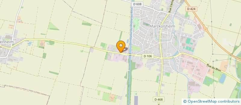 localisation de l'entreprise MONSIEUR JEAN LOUIS BURGI  MARCKOLSHEIM