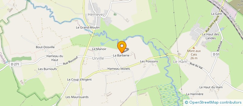 localisation de l'entreprise MONSIEUR JEAN-LOUIS BURNOUF  URVILLE