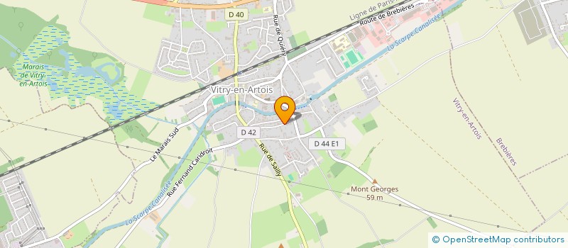 localisation de l'entreprise MONSIEUR JEAN-LOUIS BURNUYTO  VITRY-EN-ARTOIS