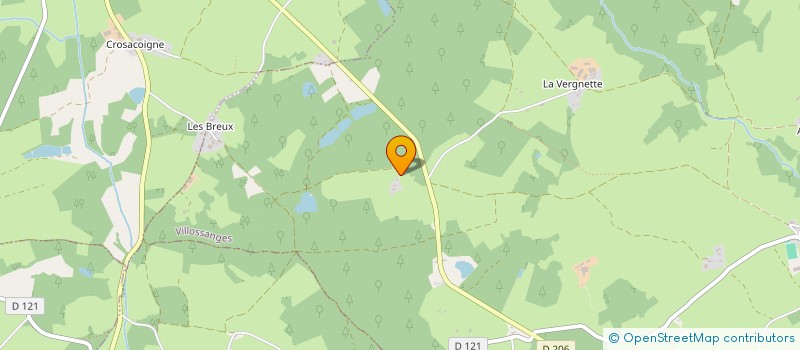 localisation de l'entreprise MONSIEUR JEAN LOUIS BUSSIERE  VILLOSSANGES