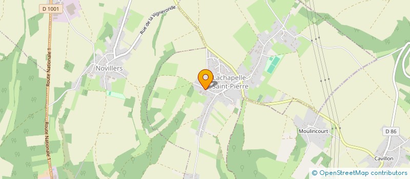 localisation de l'entreprise MONSIEUR JEAN-LOUIS BUTTE  LACHAPELLE-SAINT-PIERRE