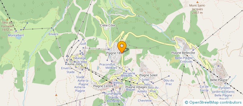 localisation de l'entreprise MONSIEUR JEAN-LOUIS CABUT  LA PLAGNE TARENTAISE