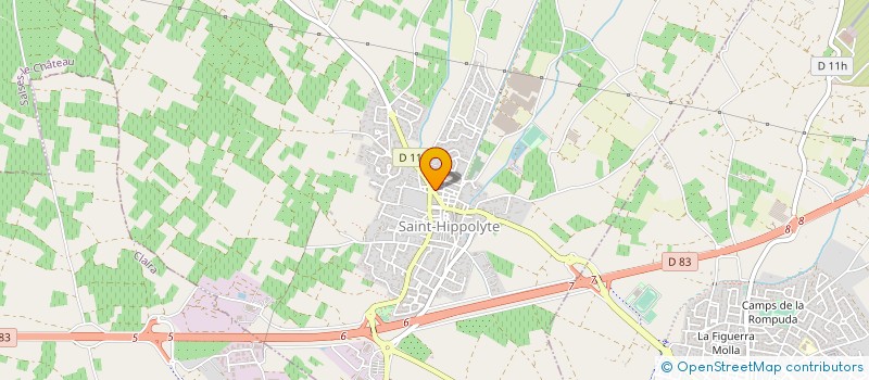 localisation de l'entreprise MONSIEUR JEAN-LOUIS CADENE  ST HIPPOLYTE