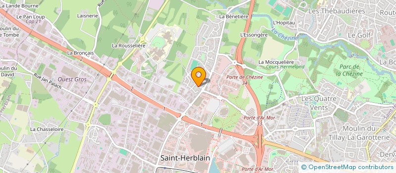 localisation de l'entreprise MONSIEUR JEAN LOUIS CAIGNARD à SAINT-HERBLAIN