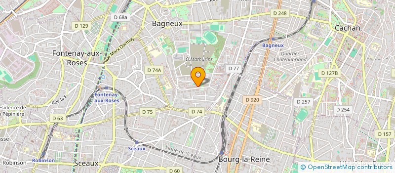 localisation de l'entreprise MONSIEUR JEAN-LOUIS CALUSAT à BAGNEUX