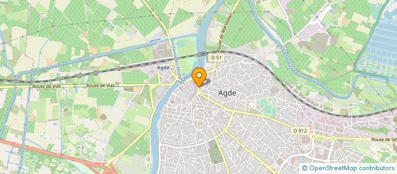 localisation de l'entreprise MONSIEUR JEAN-LOUIS CANTARD  AGDE