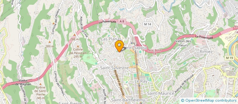 localisation de l'entreprise MONSIEUR JEAN-LOUIS CARLESCHI-CECCHETTI à NICE