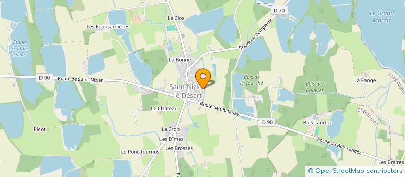 localisation de l'entreprise MONSIEUR JEAN-LOUIS CARPENTIER  SAINT-NIZIER-LE-DESERT