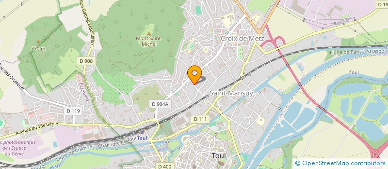 localisation de l'entreprise MONSIEUR JEAN-LOUIS CESAR à TOUL