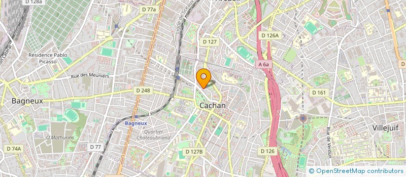 localisation de l'entreprise MONSIEUR JEAN-LOUIS CHABERNAUD à CACHAN