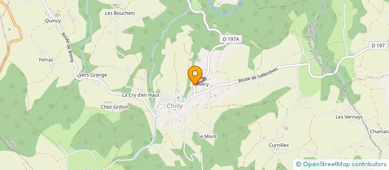 localisation de l'entreprise MONSIEUR JEAN-LOUIS CHAMOSSET  CHILLY