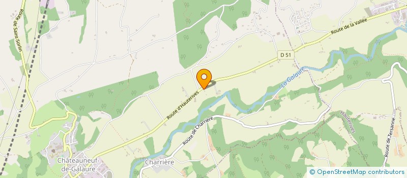 localisation de l'entreprise MONSIEUR JEAN-LOUIS CHAMPELEY à CHATEAUNEUF-DE-GALAURE