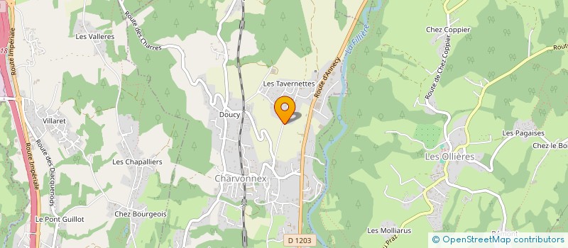 localisation de l'entreprise MONSIEUR JEAN LOUIS CHAPPAZ  CHARVONNEX