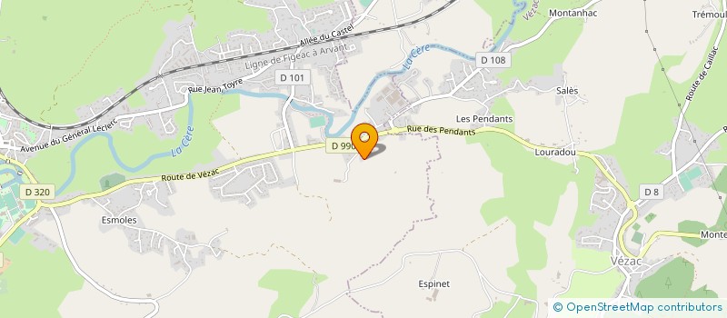 localisation de l'entreprise MONSIEUR JEAN-LOUIS CHAPSAL à ARPAJON-SUR-CERE