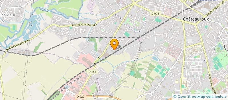 localisation de l'entreprise MONSIEUR JEAN-LOUIS CHARBONNIER à CHATEAUROUX