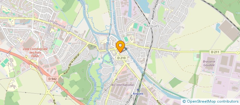 localisation de l'entreprise MONSIEUR JEAN LOUIS CHARLET à ARQUES