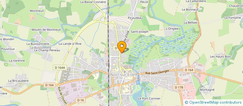 localisation de l'entreprise MONSIEUR JEAN-LOUIS CHASSERIO  NORT SUR ERDRE