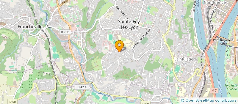 localisation de l'entreprise MONSIEUR JEAN LOUIS CHAUVEAU à SAINTE-FOY-LES-LYON