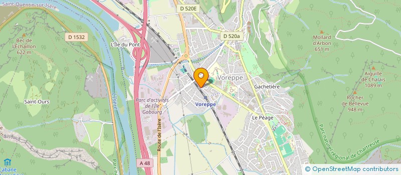 localisation de l'entreprise MONSIEUR JEAN-LOUIS CHENEVAS-PAULE  VOREPPE