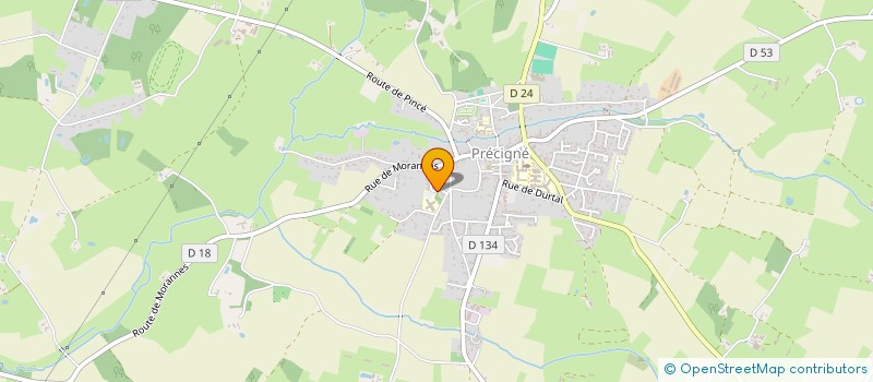 localisation de l'entreprise MONSIEUR JEAN-LOUIS CHEVALIER  PRECIGNE