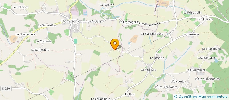 localisation de l'entreprise MONSIEUR JEAN-LOUIS CHOCHON à DOMPIERRE