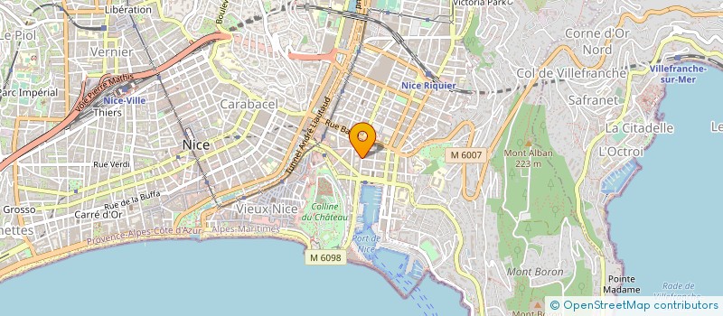 localisation de l'entreprise MONSIEUR JEAN-LOUIS CHOTARD à NICE