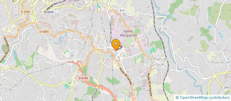 localisation de l'entreprise MONSIEUR JEAN LOUIS COANUS  GRASSE