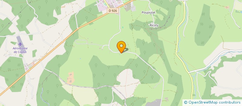 localisation de l'entreprise MONSIEUR JEAN-LOUIS COME  CAYLUS