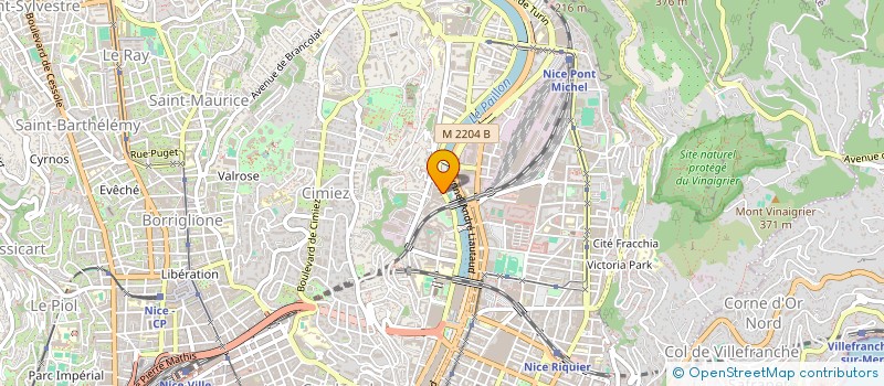 localisation de l'entreprise MONSIEUR JEAN-LOUIS CONDRILLIER à NICE