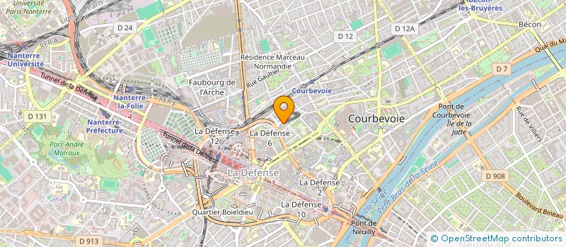 localisation de l'entreprise MONSIEUR JEAN-LOUIS COQUIN à COURBEVOIE