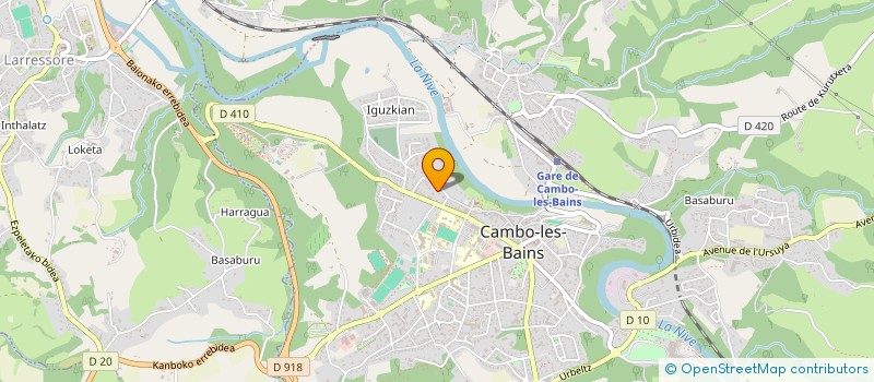 localisation de l'entreprise MONSIEUR JEAN-LOUIS CORDOVA  CAMBO-LES-BAINS